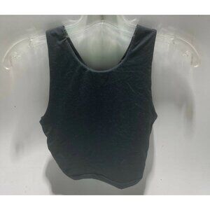 KYODAN ULTRA-SOFT BLACK RACER BACK SPORTS BRA TANK JUNIOR'S EXTRA SMALL